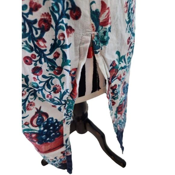 Boho Summer Peasant Fruit Inspired Cotton Shift Dress 12 Festival - Picture 3 of 8